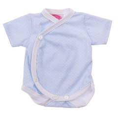 Munecas Antonio Juan Одежда для кукол и пупсов 40 - 45 см, боди на кнопках в полоску, подгузник / памперс (91046-11)