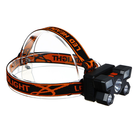Фонарь налобный ЕРМАК 6 + 3 LED 4 режима (221-077)