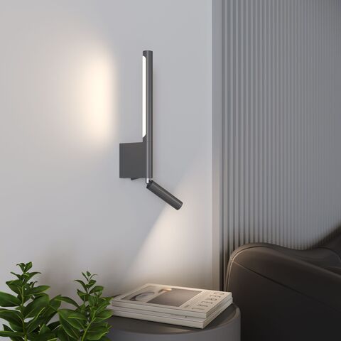 Настенный светодиодный светильник Elektrostandard Sarca 4000К 40111/LED графит