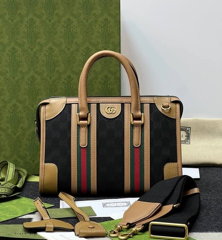 Сумочка женская Gucci Bauletto маленького размера коричневый