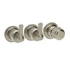 Gessi VENTI20 65334#149 Термостат для душа, 2 потока, внешняя часть, Finox Brushed Nickel