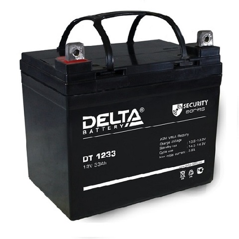 DT 1233 аккумулятор 12В/33Ач Delta