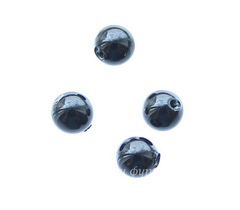 5818 Хрустальный жемчуг Сваровски Crystal Mystic Black круглый с несквозным отверстием 4 мм, 4 штуки