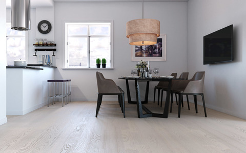 Паркетная доска Polarwood ЯСЕНЬ RICOTTA MATT