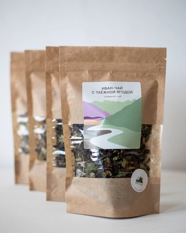 Чай Иван чай с таежной ягодой (крафт пакет)
