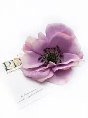 Брошь Pankigno Design с цветком анемоны