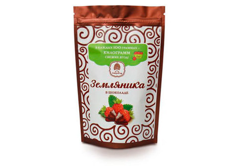 Земляника в шоколаде, 100г