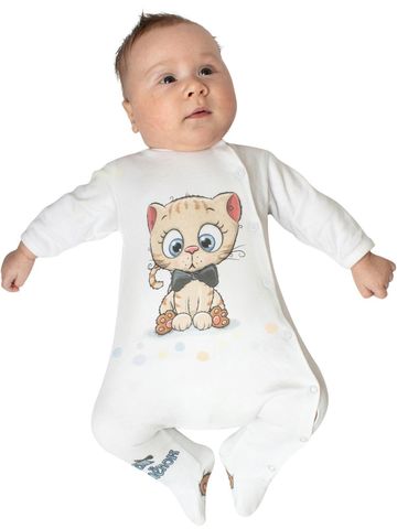 Комбинезон-слип для малыша "Наш котик"