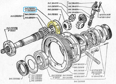 ПОДШИПНИК КПП ВТОР ВАЛА ПЕРЕДНИЙ РОЛИКОВЫЙ ТАВРИЯ 292305