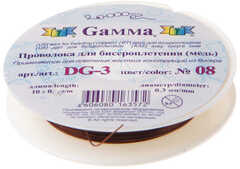 "Gamma" Проволока для бисера DG-3 d 0.3 мм 10 м №08