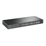 TP-Link TL-SL2428P JetStream Smart коммутатор с 24 PoE+ портами 10/100 Мбит/с и 4 гигабитными портами