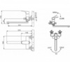 Смеситель для ванны Bravat Pure F6105161C-01