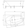 Aquatek DIV150-0000001 Ванна угловая, 150*90 левая