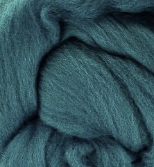 Шерсть для валяния "ПЕХОРКА", полутонкая шерсть 50г, св. морская волна