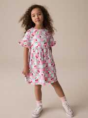 Платье для девочки Next E57-225, Белый, Розовый