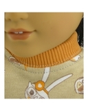 Платье из футера - Детали. Одежда для кукол, пупсов и мягких игрушек.