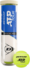 Мячи теннисные Dunlop ATP Official Tour (4 мяча в банке), арт. 601599
