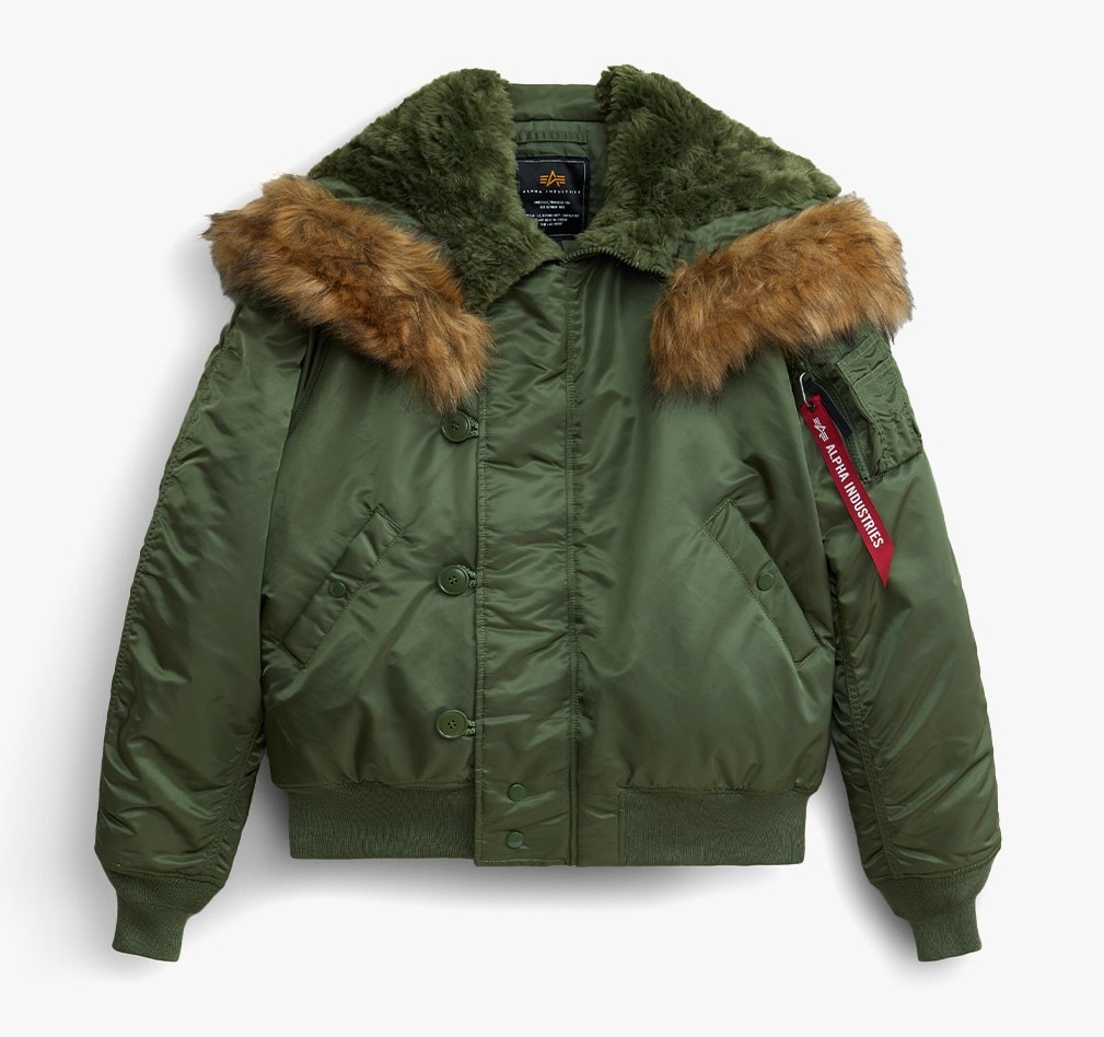 n2b Alpha アルファ Парка Alpha Industries N-2B Sage Green (Зеленая) - купить по