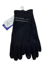 Перчатки. Женские. Верх: Спандекс. Текстильные.Подклад: Плюш-флис. В упаковке черный цвет.12 шт.