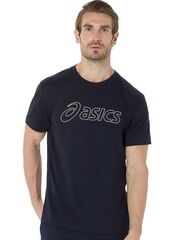 Теннисная футболка Asics Logo Short Sleeve - midnight/birch