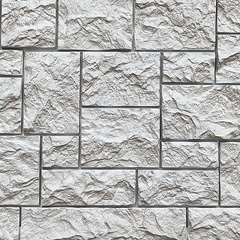 Фасадные панели Камень Дикий, мелованный белый Fineber (Файнбир)