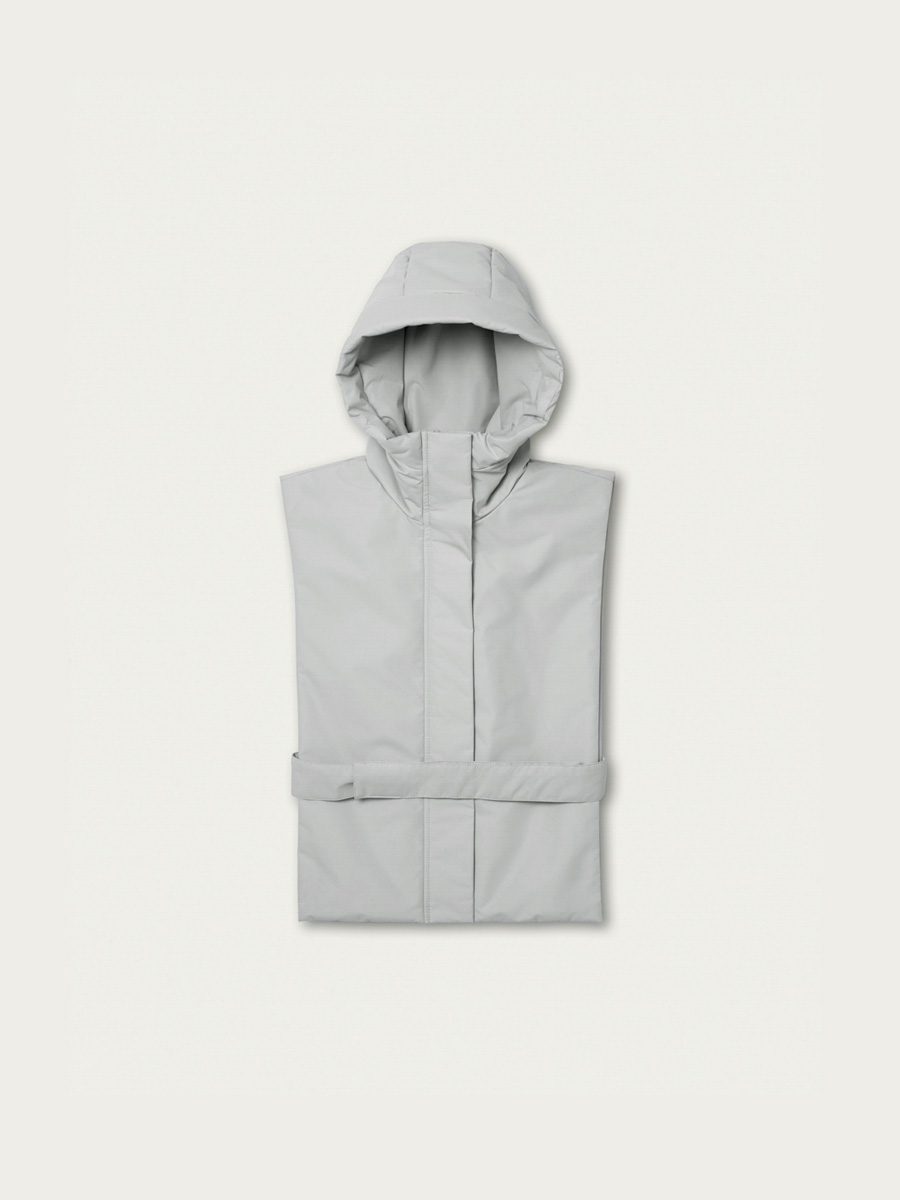 

Манишка Хельсинки с капюшоном, Светло-серый