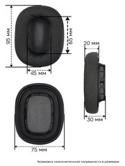 Амбушюры для наушников Apple AirPods Max (Сетка, ткань)