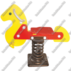 Детская качалка для игровых комнат, площадок "Лошадка"