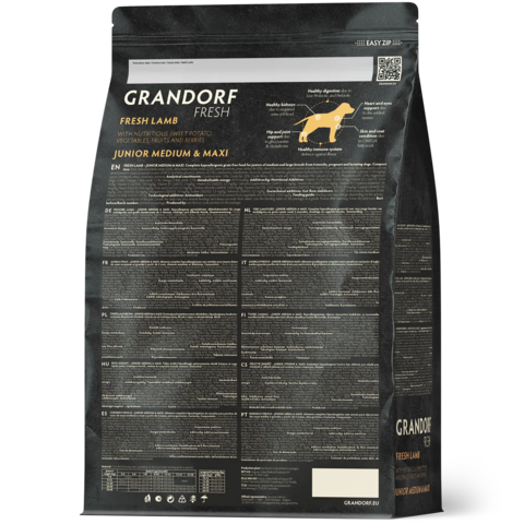 GRANDORF FRESH Свежее мясо ягненка с бататом для юниоров