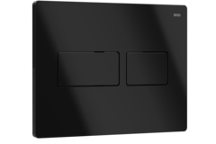 Скоро на складе! Панель двойного смыва RIVO Touch lux Черный глянцевый (glossy BLACK)