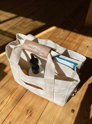 Картинка сумка городская Skully F985 big Beige - 11