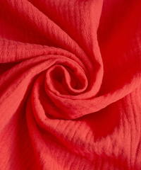 Ткань Муслин, 115 гр/м2, 100% хлопок, ш. 140 см, красный