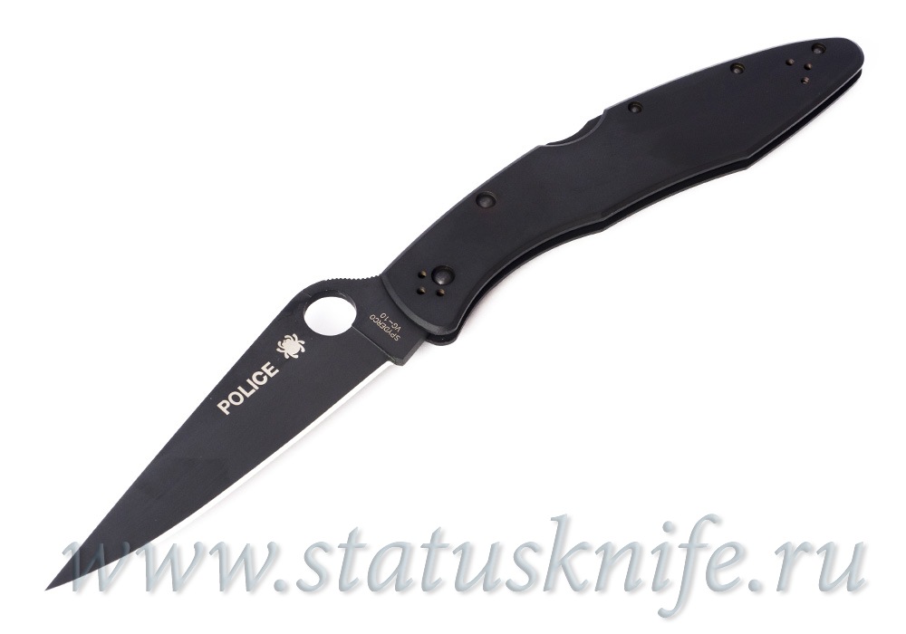 Нож Spyderco Police C07BKP Full Black Tactical