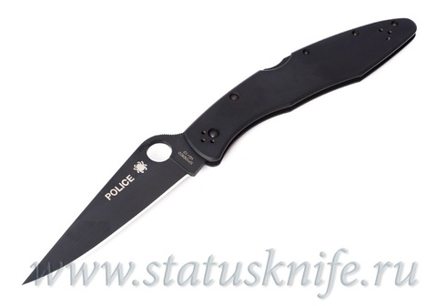 Нож Spyderco Police C07BKP Full Black Tactical