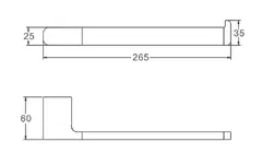 Держатель для туалетной бумаги BELZ B90803-2, брашированное золото