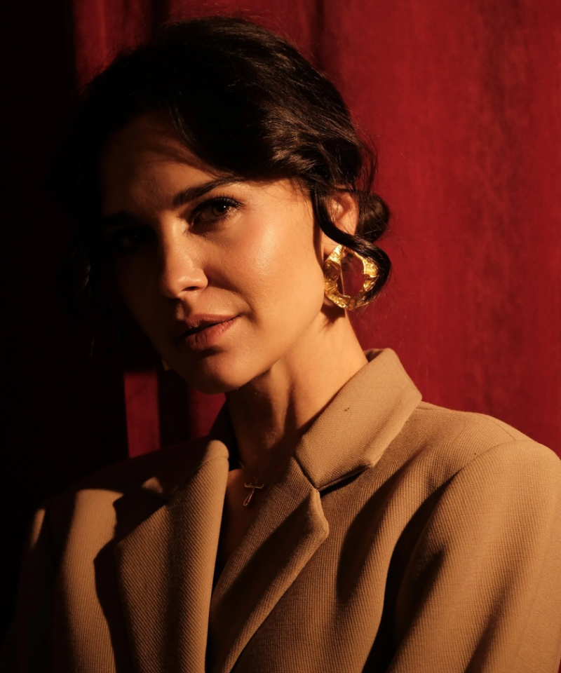 Серьги Золотая фольга