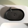Ceramica Nova Element CN6048MB Умывальник чаша накладная овальная, 60.8x38.5, цвет: чёрный матовый