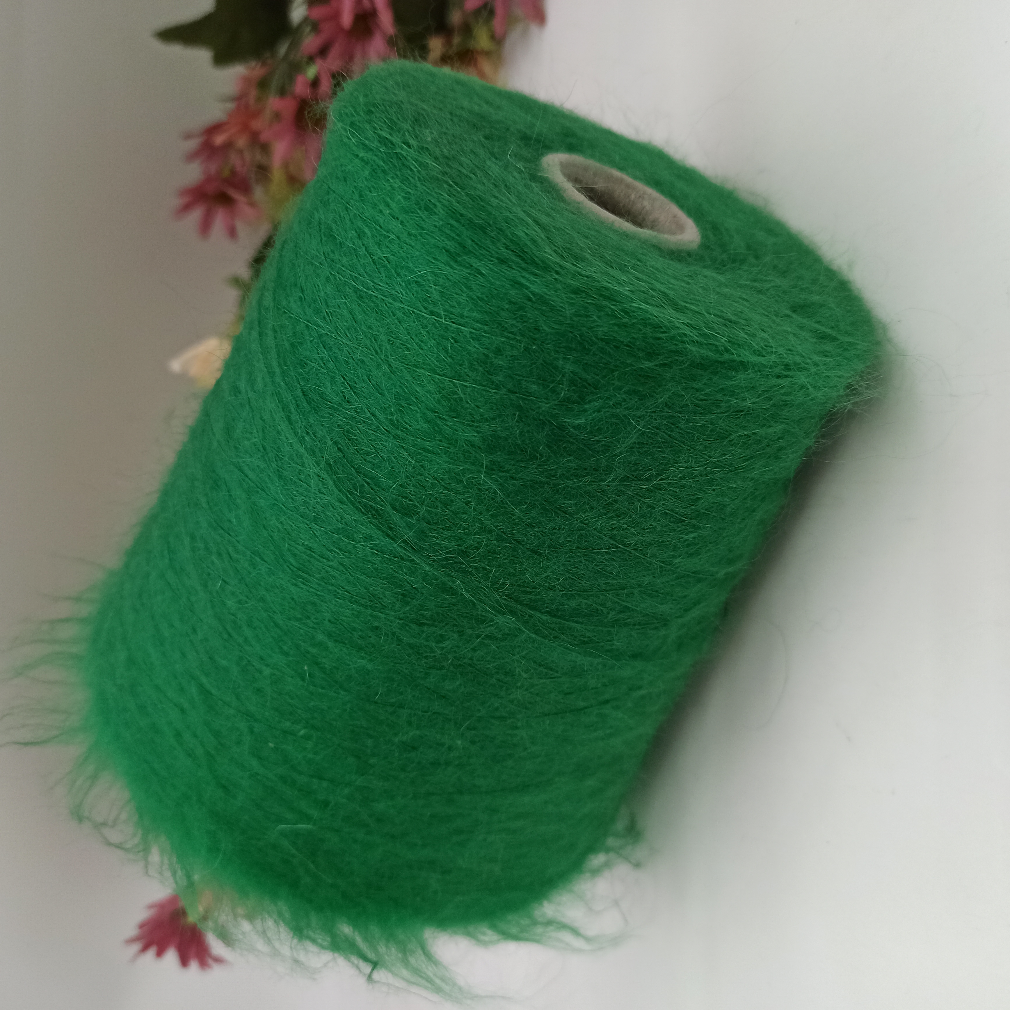 Кид мохер арт Aurora фабрика Ilaria 1000м/100гр Зеленый 006125