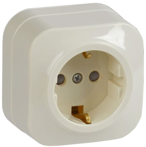 GLORY Роз. с з/к/ш о/у 16А РСш20-3-ХК крем. IEK