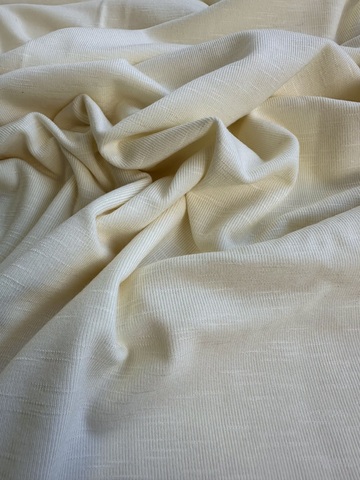 Трикотаж вискозный, слаб, Сливочный