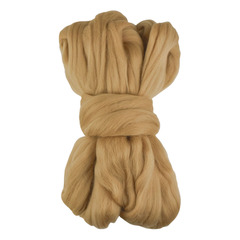 Шерсть для валяния "ТРО", полутонкая шерсть, 100г, верблюжий