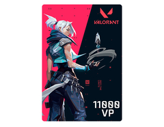 Игровая валюта Valorant: 11000 VP [Цифровая версия] (для ПК, цифровой код доступа)