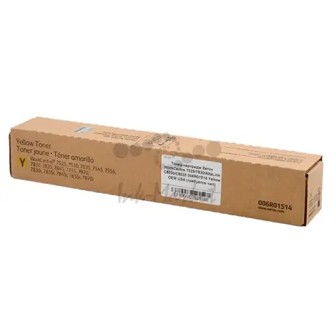 Тонер-картридж Xerox WorkCentre 7525, 7830, AltaLink C8030, C8035 006R01514 Yellow OEM USA (требуется чип)