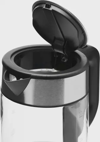 Чайник электрический Xiaomi Electric Glass Kettle RU 1.7л. 2200Вт прозрачный/черный корпус: стекло/пластик (BHR7490RU)