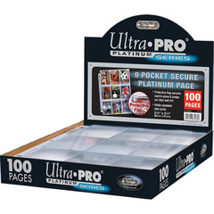 Ultra pro - упаковка листов для папки на кольцах Secure Platinum 9-Pocket Pages