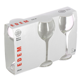 Набор бокалов для вина ЭДЕМ 210ml  3 шт.  14C1776-3