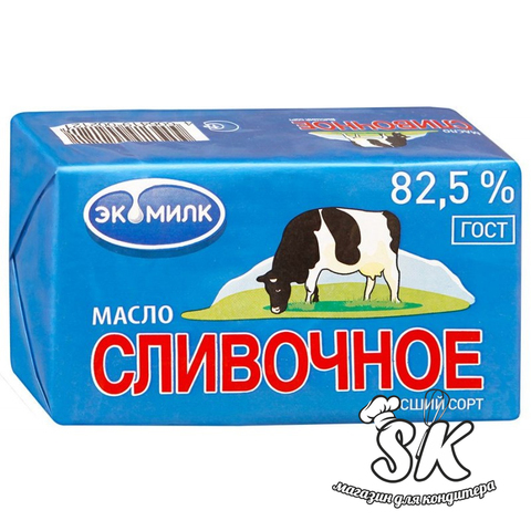 Масло сливочное 82.5% Экомилк 450 г