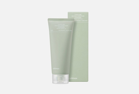 Celimax Ji Woo Gae Cica BHA Acne Foam Cleansing Пенка для лица очищающая с BHA-кислотой и центеллой азиатской