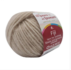 Пряжа "Фиджи", 20% мериносовая шерсть, 60% хлопок, 20% акрил, 50 г - 95 м, св. бежевый