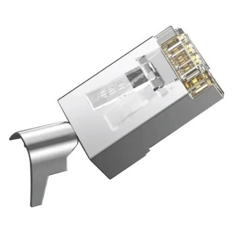Коннектор UGREEN NW123 (70316) Gigabit Shielded Modular Plug 10PCsпрозрачный